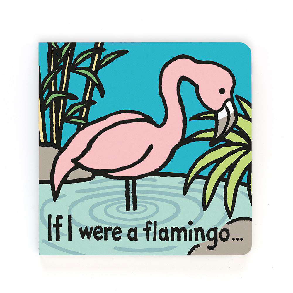 Jellycat If I Were A Flamingo Interactive Board Book