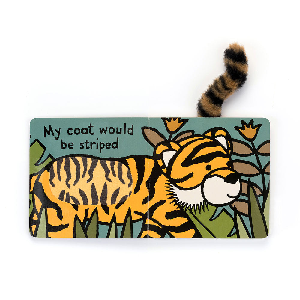 Jellycat If I Were A Tiger Board Book Interactive Sensory Story
