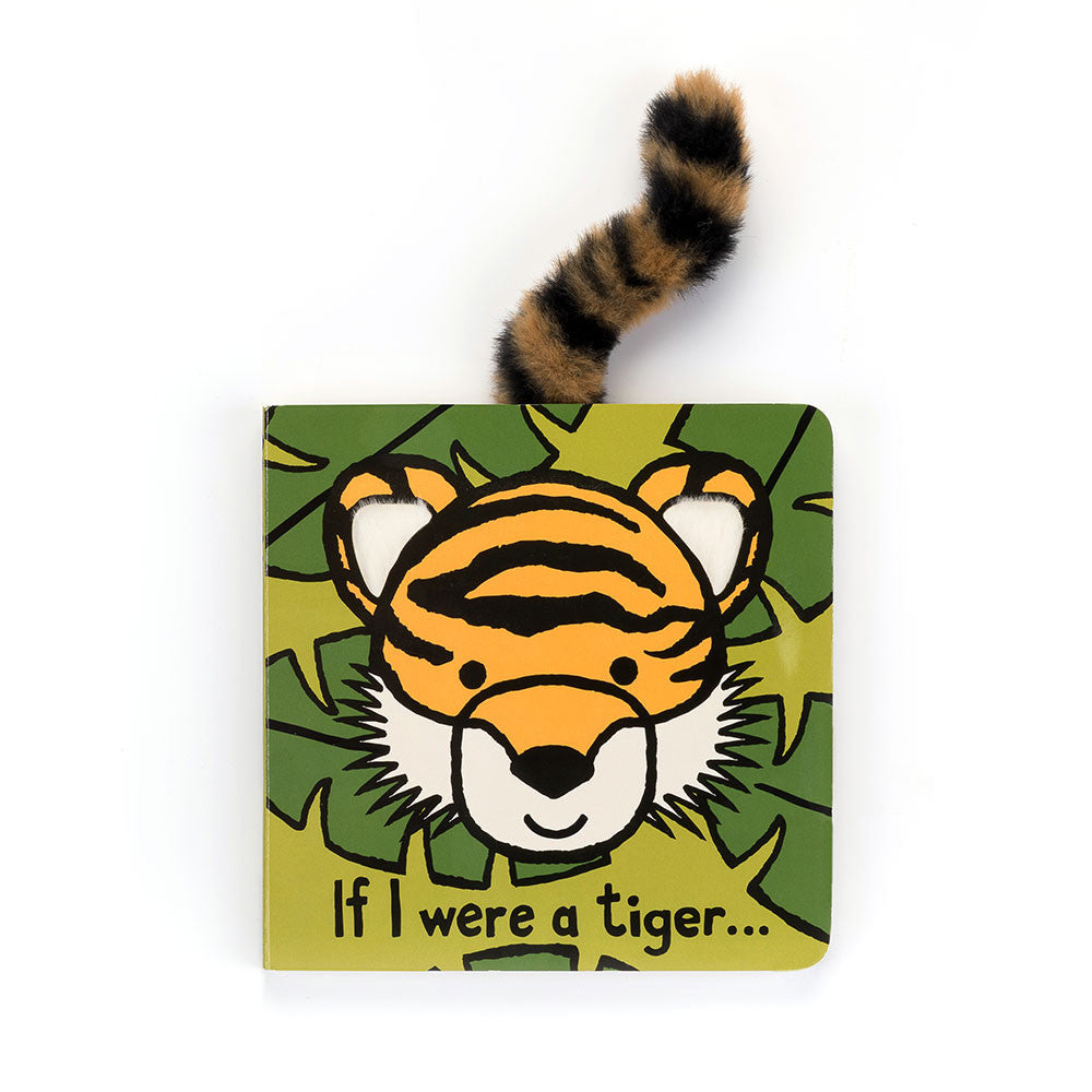 Jellycat If I Were A Tiger Board Book Interactive Sensory Story