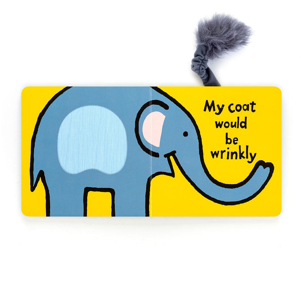 Jellycat If I Were an Elephant Board Book Durable Pages