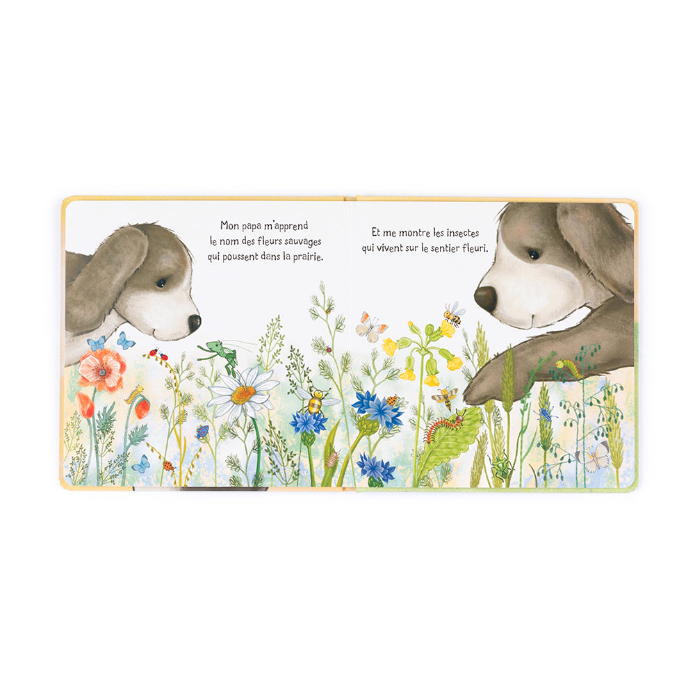 Jellycat Caramel Le Toutou Timide Et Son Papa Hardback Book