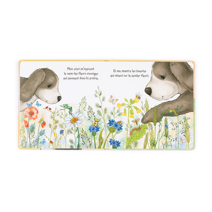 Jellycat Caramel Le Toutou Timide Et Son Papa Hardback Book