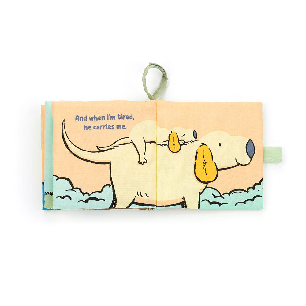 Jellycat Daddy Loves Me Baby Book Soft Crinkly Toy
