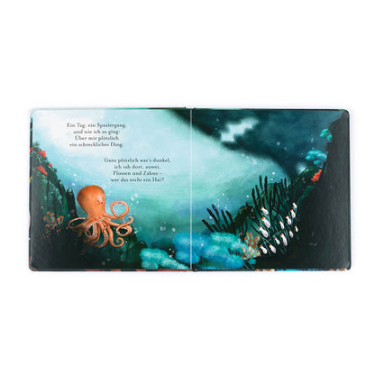 Jellycat Odell The Fearless Octopus Hardcover Children's Book