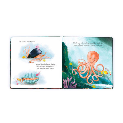 Jellycat Odell The Fearless Octopus Hardcover Children's Book