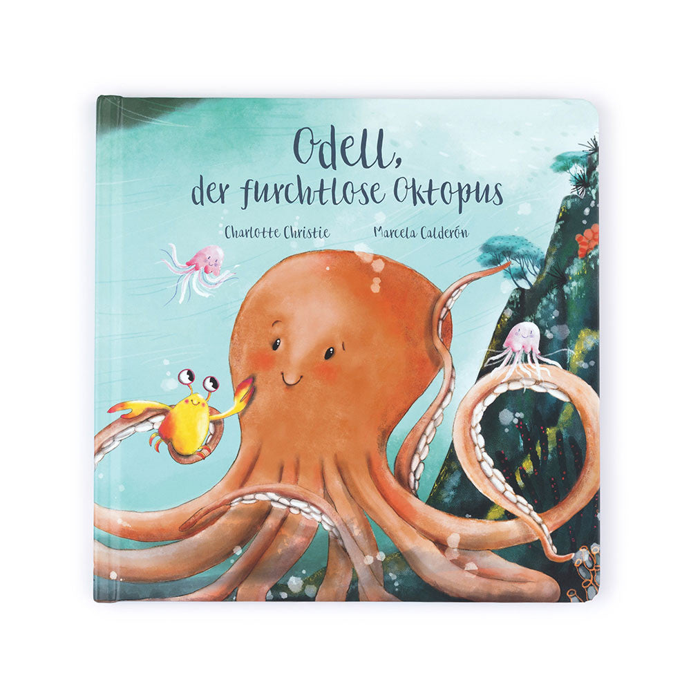 Jellycat Odell The Fearless Octopus Hardcover Children's Book