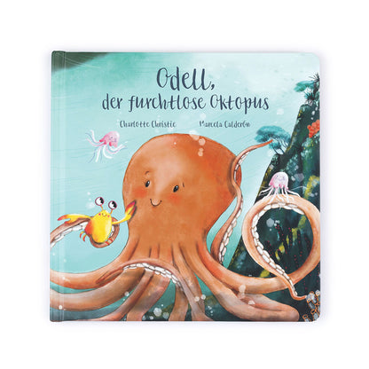 Jellycat Odell The Fearless Octopus Hardcover Children's Book