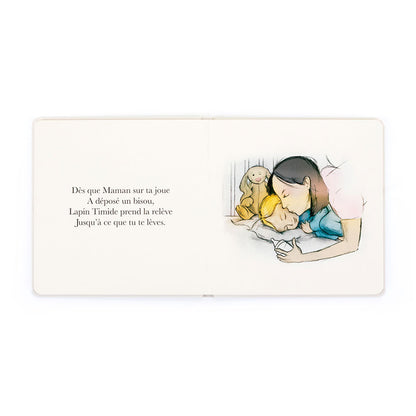 Jellycat Lapin Timide Veille Sur Tes Nuits French Children's Book