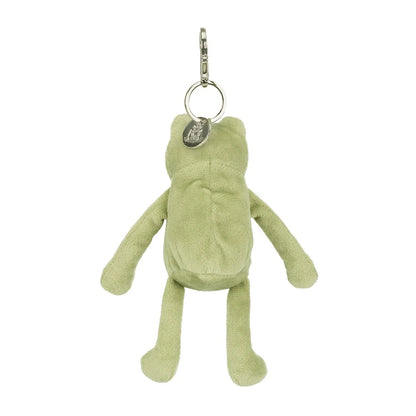 Jellycat Fergus Frog Soft Green Plush Bag Charm Accessory