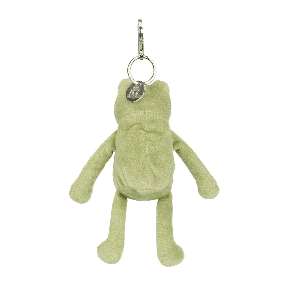 Jellycat Fergus Frog Bag Charm Soft Plush Accessory