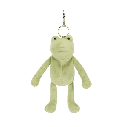 Jellycat Fergus Frog Bag Charm Soft Plush Accessory