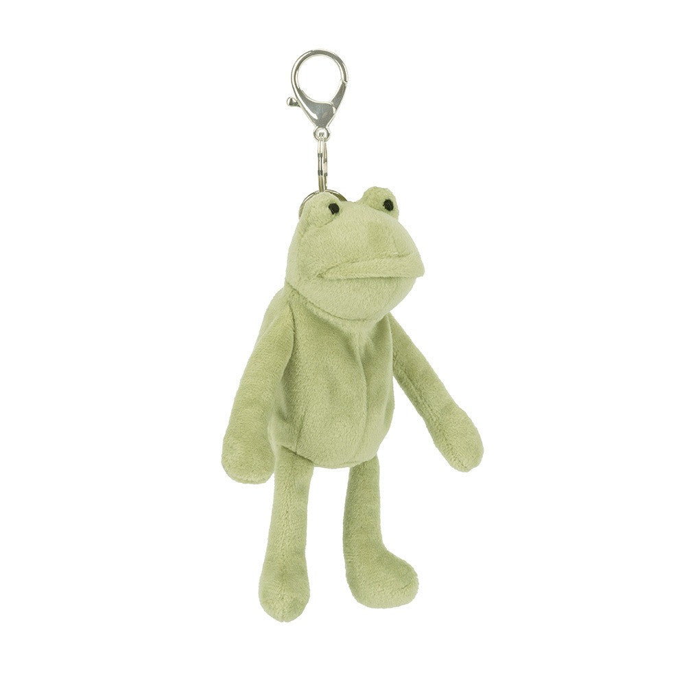 Jellycat Fergus Frog Soft Green Plush Bag Charm Accessory