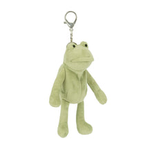 Jellycat Fergus Frog Bag Charm Soft Plush Accessory