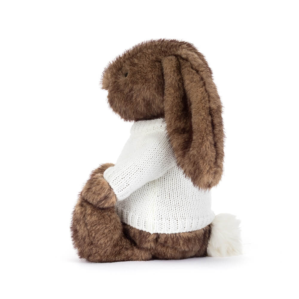 Jellycat Hoppleston Luxe Bunny Plush Toy Personalized Cream Jumper