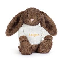 Jellycat Hoppleston Luxe Bunny Plush Toy Personalized Cream Jumper