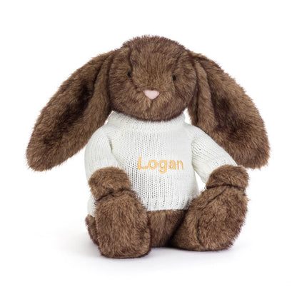 Jellycat Hoppleston Luxe Bunny Plush Toy Personalized Cream Jumper