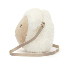 Jellycat Little Lamb Bag Cream Plush Adjustable Strap