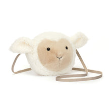 Jellycat Little Lamb Bag Cream Plush Adjustable Strap