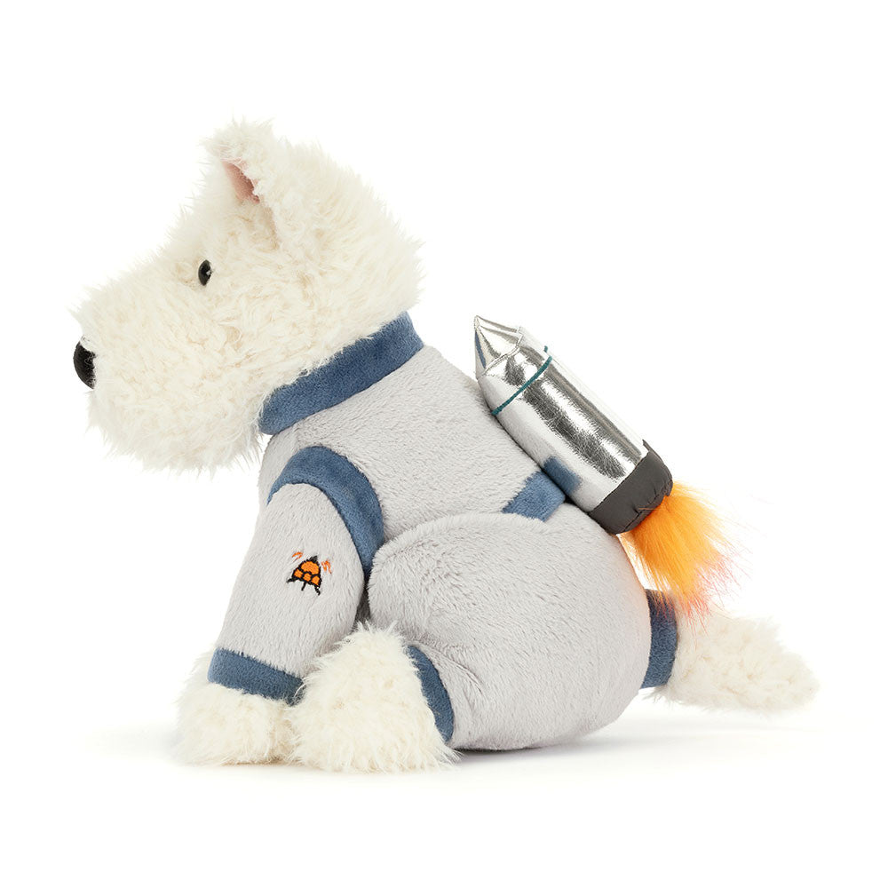 Jellycat Munro Scottie Dog Space Outfit Plush Toy 23cm