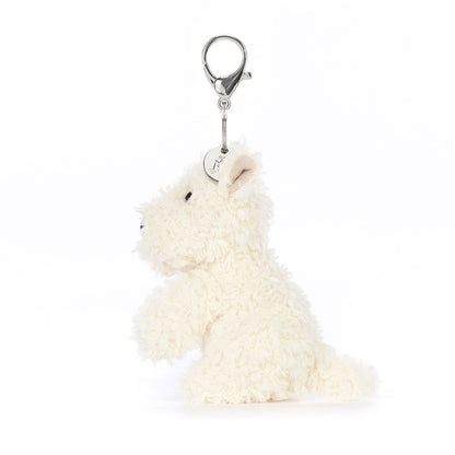 Jellycat Munro Scottie Dog Plush Bag Charm Accessory