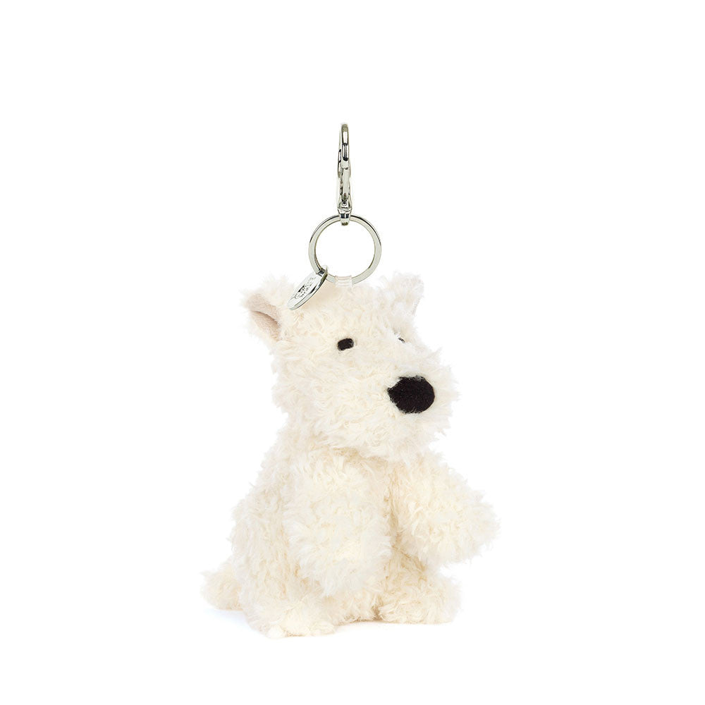 Jellycat Munro Scottie Dog Plush Bag Charm Accessory