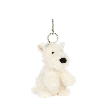 Jellycat Munro Scottie Dog Plush Bag Charm Accessory