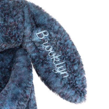 Jellycat Hopscone Luxe Bunny Personalised Soft Toy Custom Embroidery
