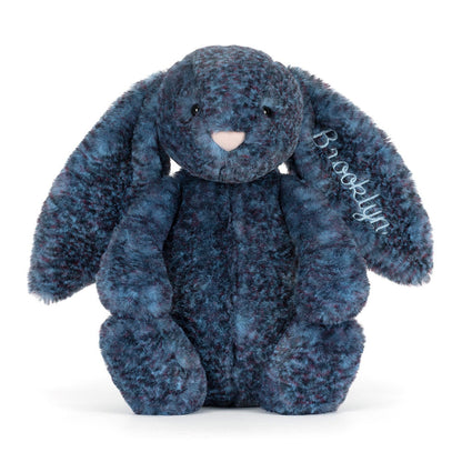 Jellycat Hopscone Luxe Bunny Personalised Soft Toy Custom Embroidery