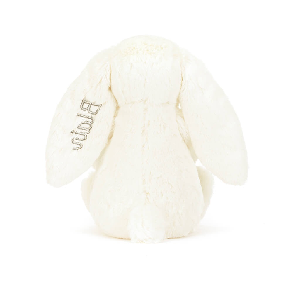 Jellycat Personalised Cream Bunny with Plant Soft Toy