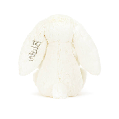 Jellycat Personalised Cream Bunny with Plant Soft Toy