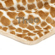 Jellycat Bashful Giraffe Personalised Soft Plush Baby Blankie