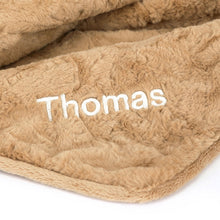 Jellycat Personalised Bartholomew Bear Blankie Brown