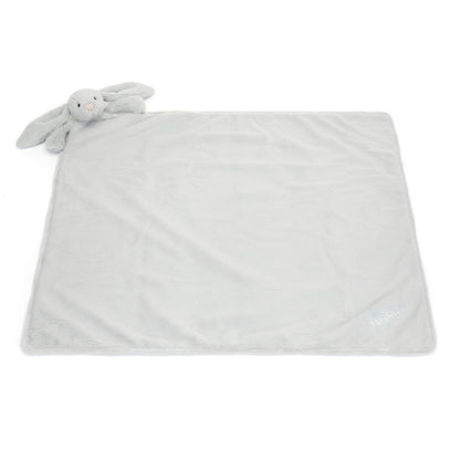 Jellycat Bashful Personalised Silver Bunny Blankie