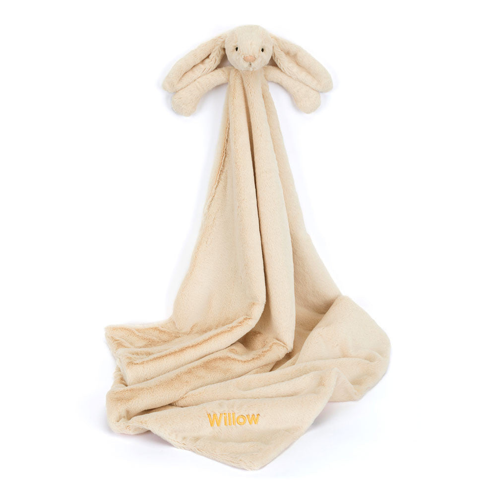Jellycat Bashful Luxe Bunny Willow Personalized Blankie Soft Toy