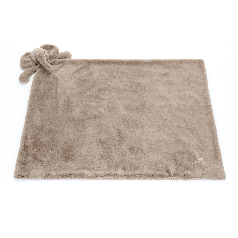 Jellycat Smudge Elephant Personalized Baby Blankie