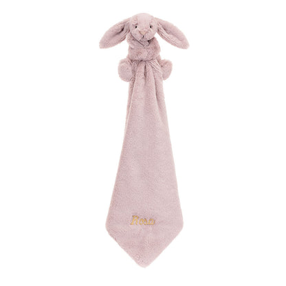 Jellycat Bashful Luxe Bunny Soother Personalized Rosa Baby Gift