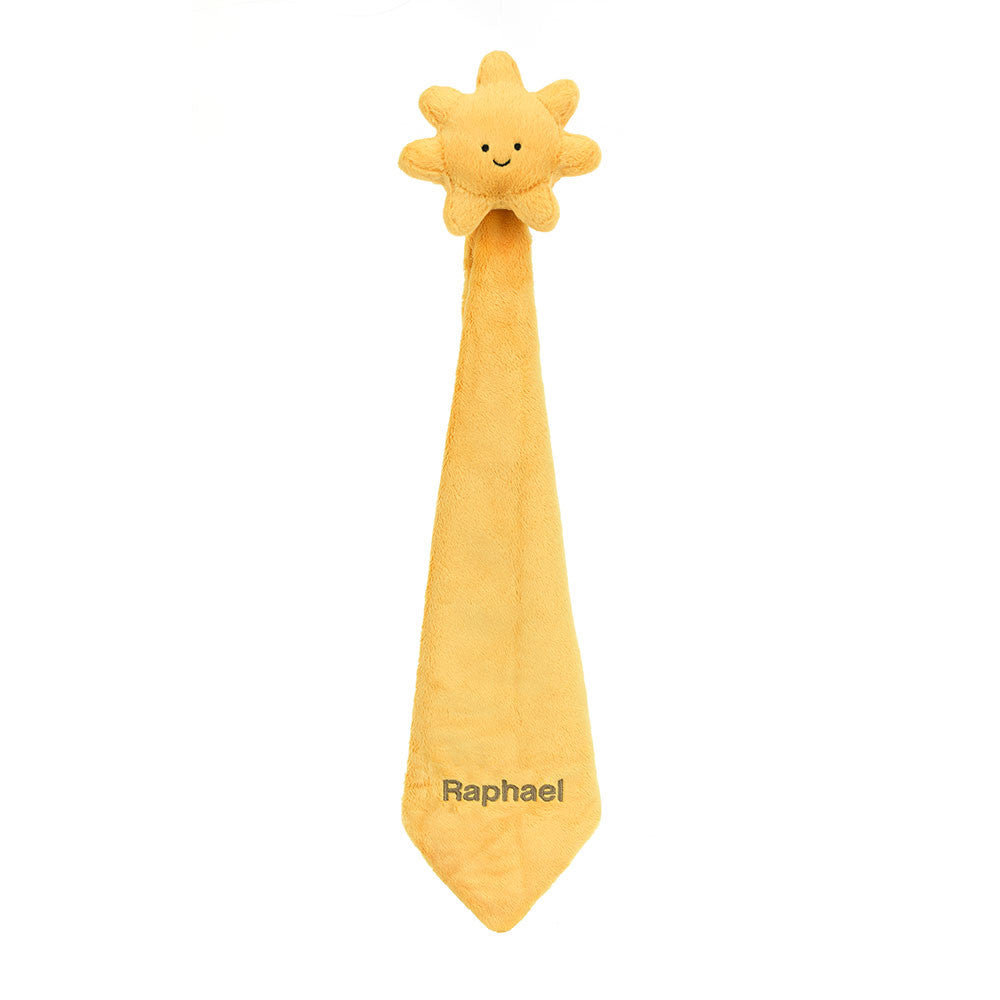 Jellycat Amuseables Sun Soother Personalised Golden Yellow Plush