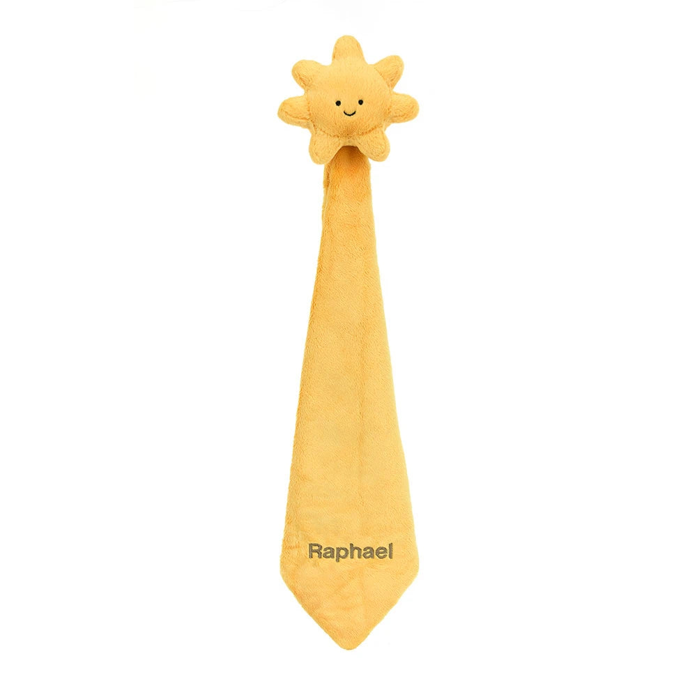 Jellycat Amuseables Sun Soother Personalized Comforter Golden Yellow