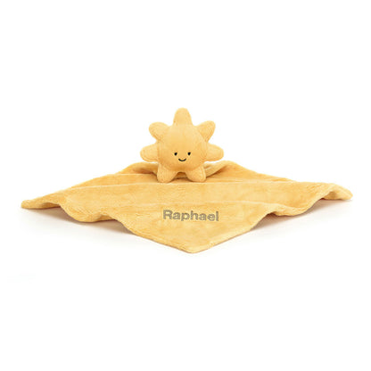 Jellycat Amuseables Sun Soother Personalized Comforter Golden Yellow