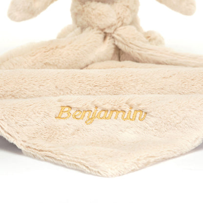 Jellycat Bashful Luxe Bunny Willow Personalized Baby Soother
