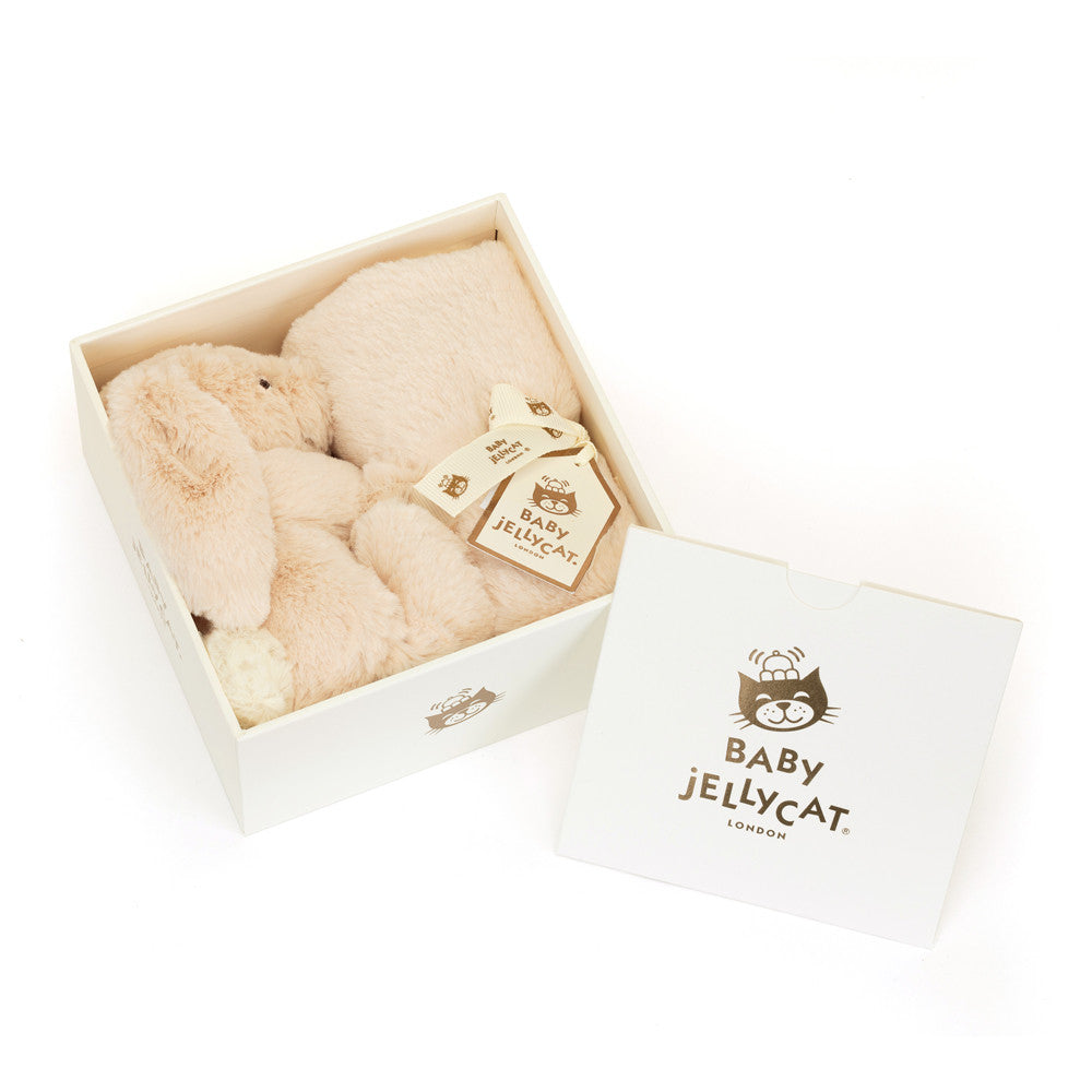 Jellycat Bashful Luxe Bunny Willow Personalized Baby Soother