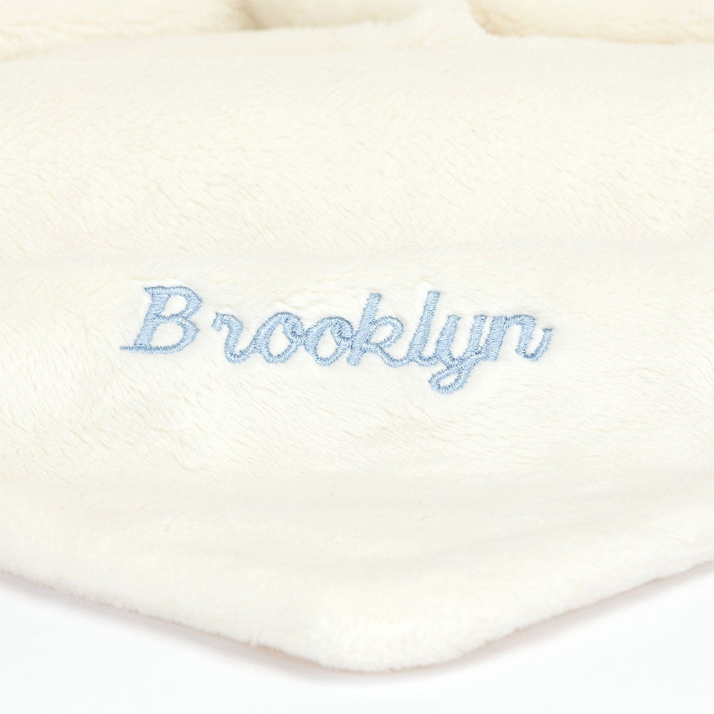 Jellycat Bashful Black & Cream Puppy Personalized Soother