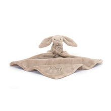 Personalized Bashful Beige Bunny Soother Soft Baby Comforter