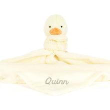Jellycat Bashful Duckling Personalized Soft Baby Soother Toy