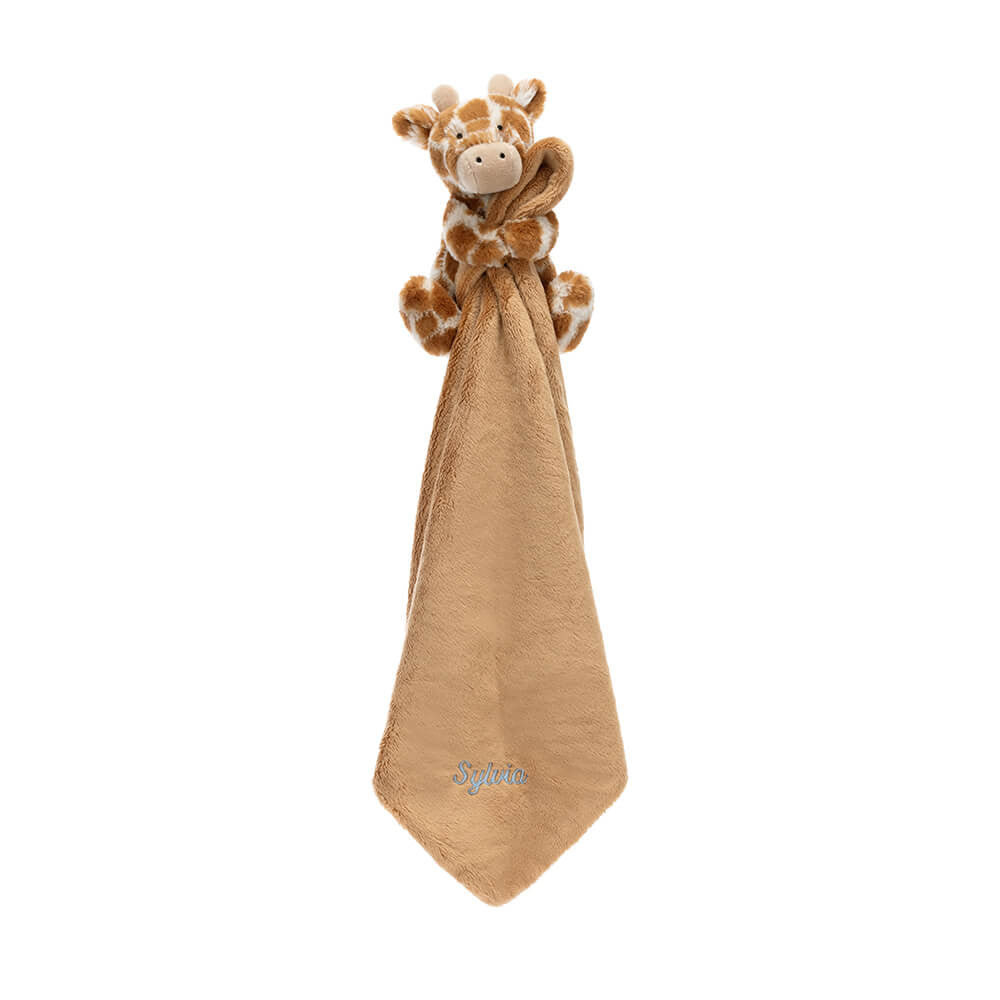 Jellycat Bashful Giraffe Personalized Plush Baby Soother Toy