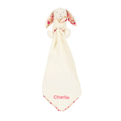 Jellycat Blossom Cream Bunny 'Berry' Soother Personalised