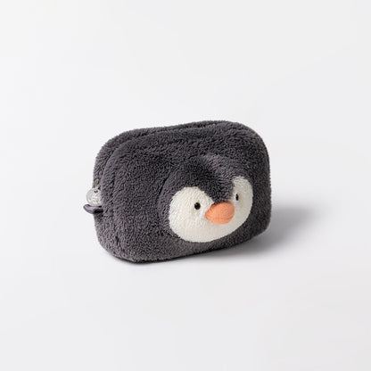 Jellycat Peanut Penguin Pouch Soft Plush Accessory Bag for Essentials