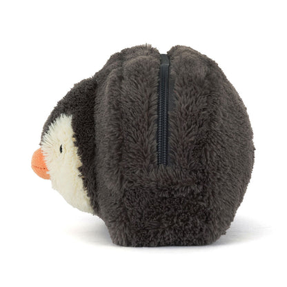 Jellycat Peanut Penguin Pouch Soft Plush Accessory Bag for Essentials