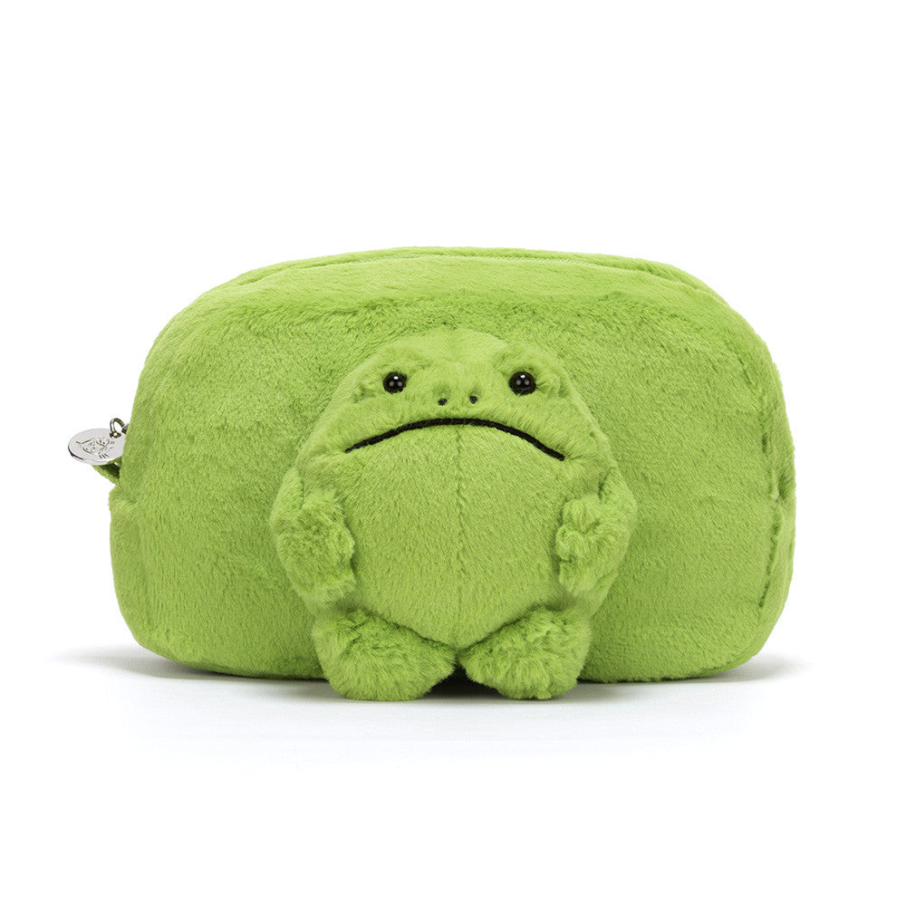 Jellycat Ricky Rain Frog Pouch Novelty Stationery Accessory