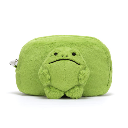 Jellycat Ricky Rain Frog Pouch Novelty Stationery Accessory